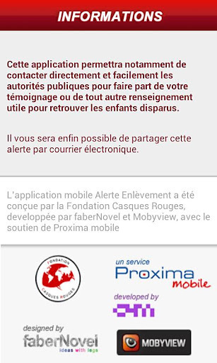 Alerte Enl&egrave;vement截图2