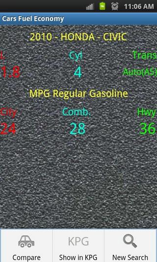 Cars Fuel Economy截图3