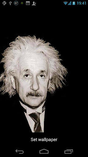 Albert Einstein Live Wallpaper截图1