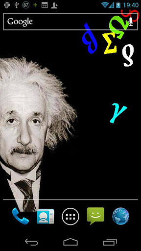 Albert Einstein Live Wallpaper截图2