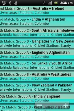 世界T20 2012年附表截图