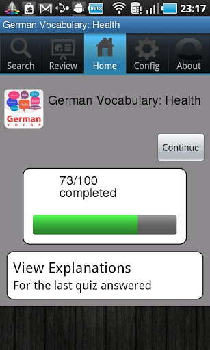 German Vocabulary: Health截图2