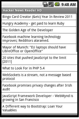 黑客新闻阅读器高清 Hacker News Reader HD截图3