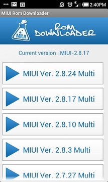 MIUI Rom Downloader截图