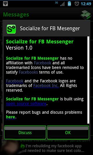 Green Socialize 4 FB Messenger截图