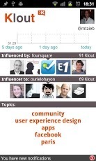 Klout for Android截图3