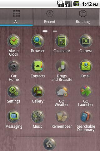 Crystal GO Launcher EX theme截图1