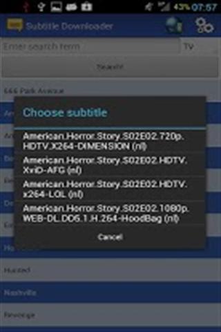 Subtitle Downloader截图2