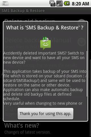 SMS Backup &amp; Restore截图1