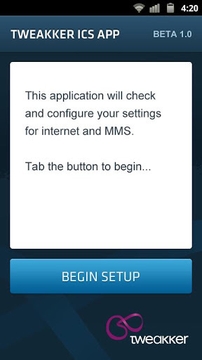 Tweakker ICS APN Beta截图