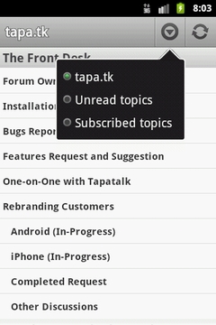 Convo (Tapatalk client)截图