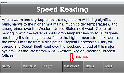 Speed Reading Application截图2