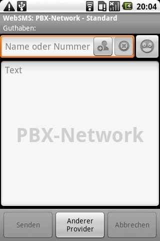 WebSMS Connector: PBX-Network截图2