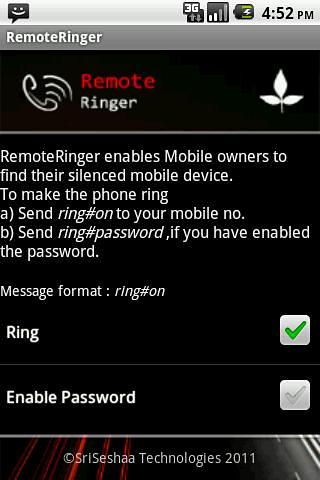 RemoteRinger, Phone Finder App截图2
