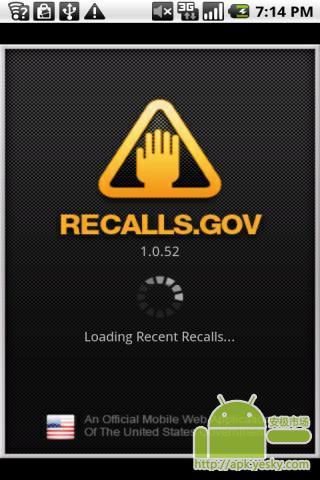 Recalls.gov截图2