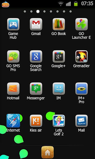 Miui Black Go Launcher截图1