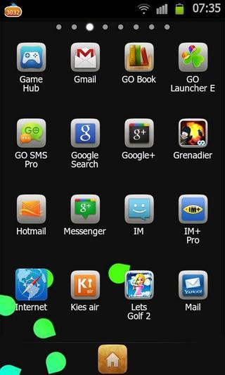 Miui Black Go Launcher截图3