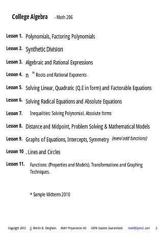 College Algebra截图4