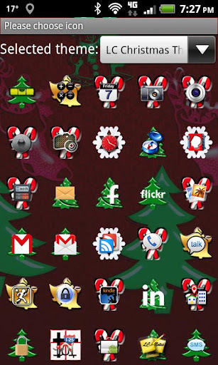 LC Christmas Go Launcher EX截图1