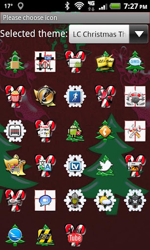 LC Christmas Go Launcher EX截图3