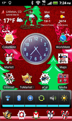 LC Christmas Go Launcher EX截图5