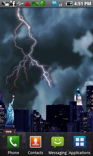 Lightning Live Wallpaper Free截图1