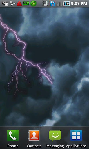 Lightning Live Wallpaper Free截图2