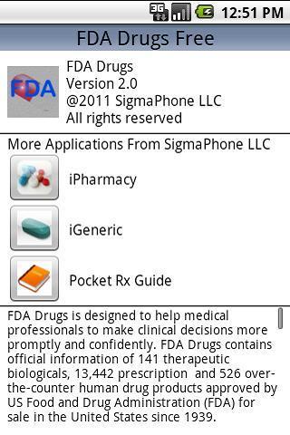 FDA Drugs Free截图6