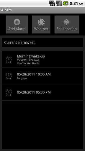 Weather Alarm截图1