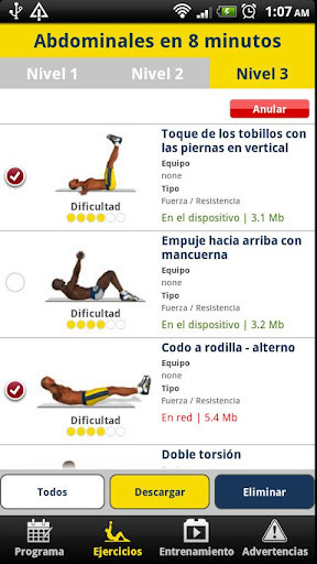 Abdominales en 8 minutos截图5