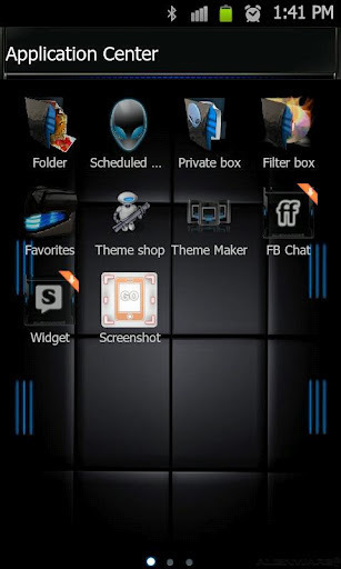 Alienware Theme Go SMS截图4