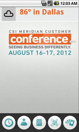 CSI Meridian Customer Conf截图1