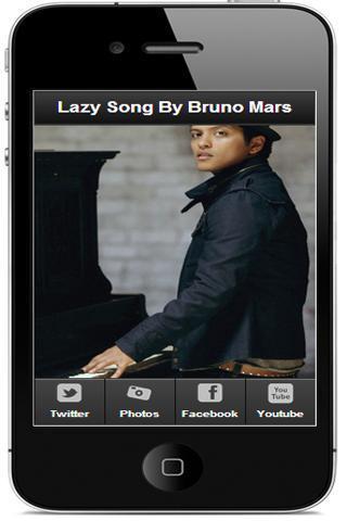 Lazy Song By Bruno Mars截图1