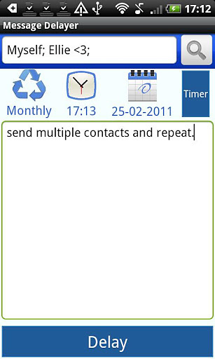 Message Delayer截图2