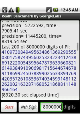 RealPi Benchmark截图1