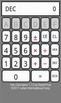 Hex Calculator截图