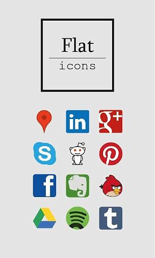 扁平图标 Flat icons截图1