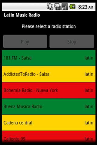 拉丁音乐电台截图1