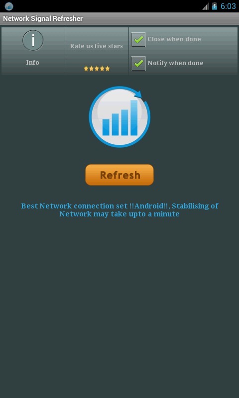 Network Signal Refresher Trial截图2