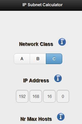 IP Subnet Calculator Free截图1