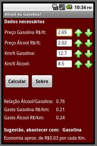 Alcool ou gasolina?截图4