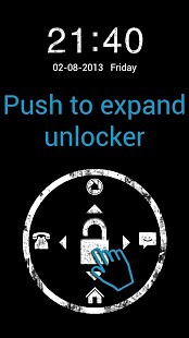 Dark Grunge GO Locker Theme截图1