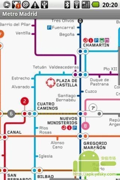 马德里地铁截图