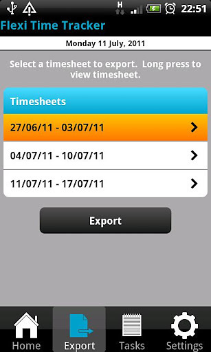 Flexi Time Tracker Lite截图1