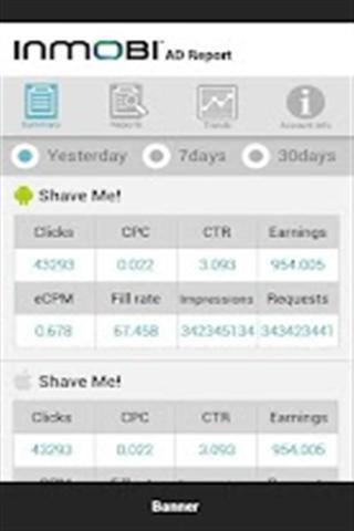 InMobi Ad report (Mobile)截图2