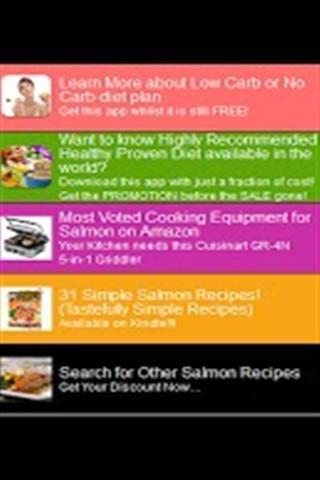 Salmon Recipes截图1