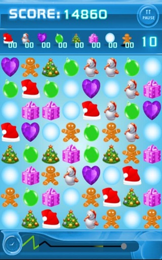 Jewels Space: Christmas Free截图2