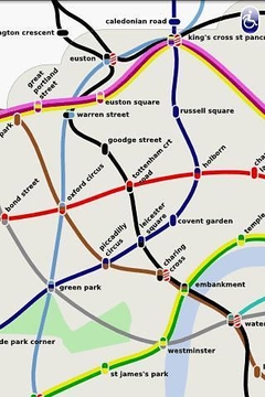Bublmap伦敦地铁截图