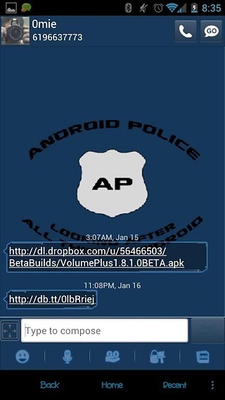 GOSMSTheme Android Police截图5
