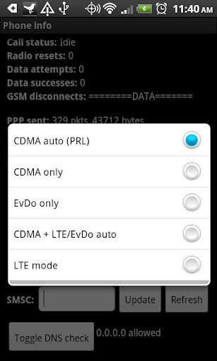 LTE OnOFF - HTC Thunderbolt截图1